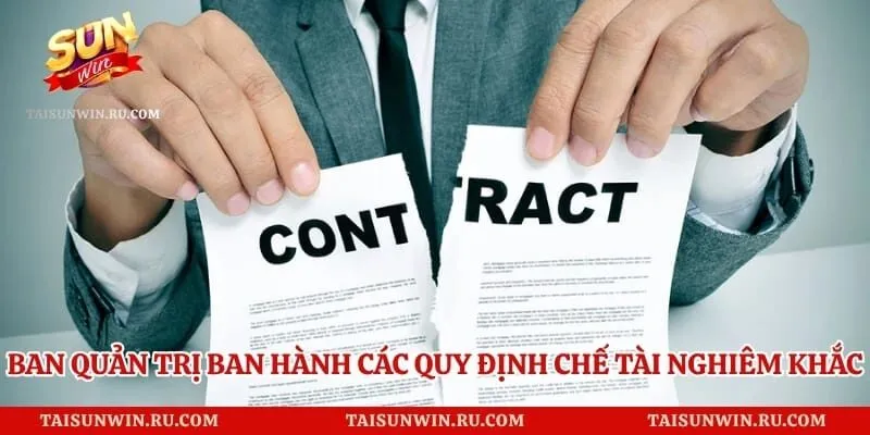 Ban quản trị ban hành các quy định chế tài nghiêm khắc