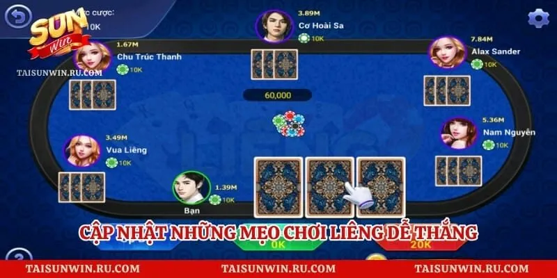 Cập nhật những mẹo chơi Liêng dễ thắng