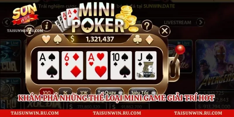 Khám phá những thể loại mini game giải trí hot nhất 2026