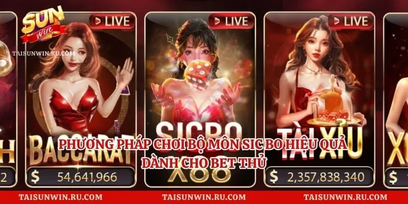 Phương Pháp Chơi Bộ Môn Sic Bo Hiệu Quả Dành Cho Bet Thủ