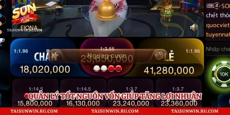 Quản lý tốt nguồn vốn giúp tăng lợi nhuận